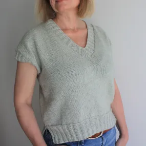 Easy Summer Top Knitting Pattern - Prato Fiorito Tee