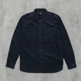 Edwin Labour Shirt Baby Cord - French Navy