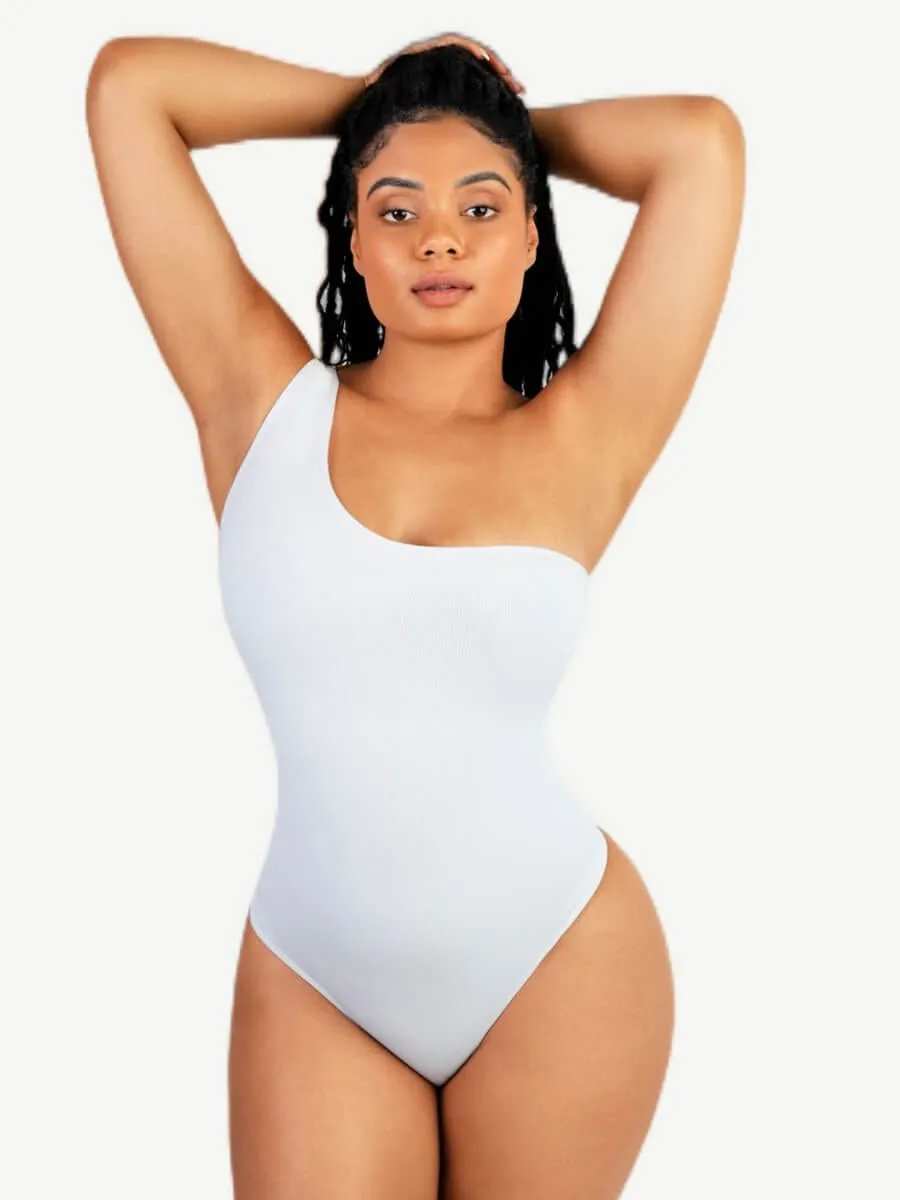 Every-Day Asymmetrical Bodysuit Thong