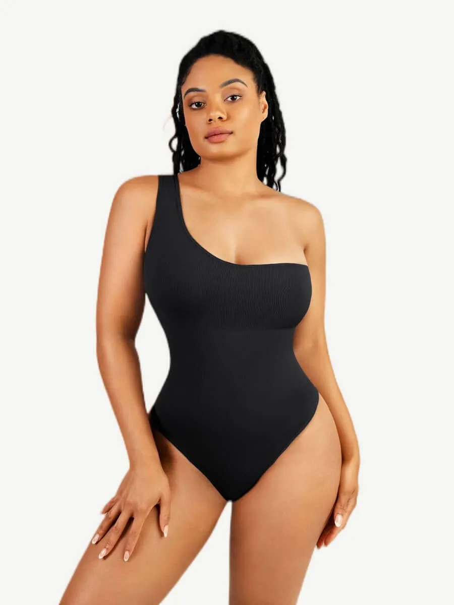 Every-Day Asymmetrical Bodysuit Thong