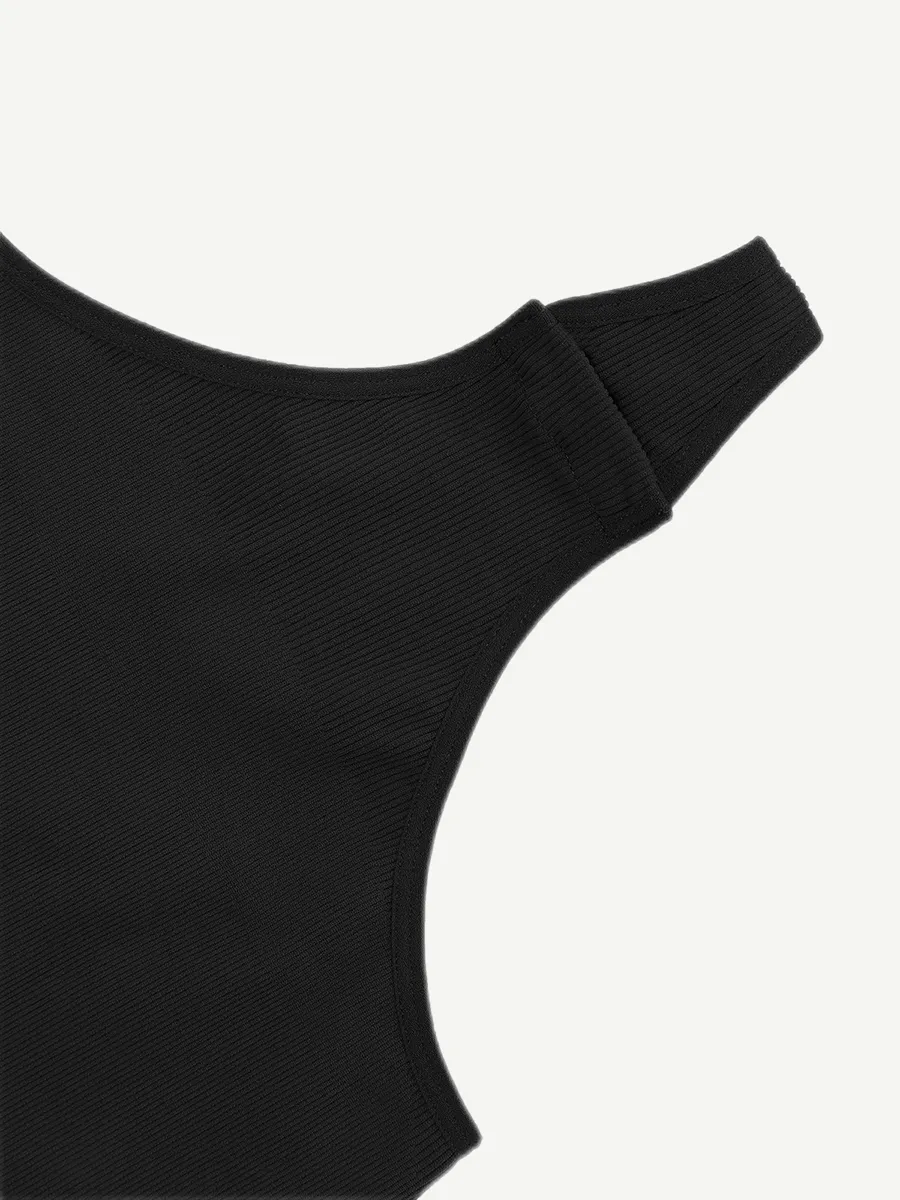 Every-Day Asymmetrical Bodysuit Thong