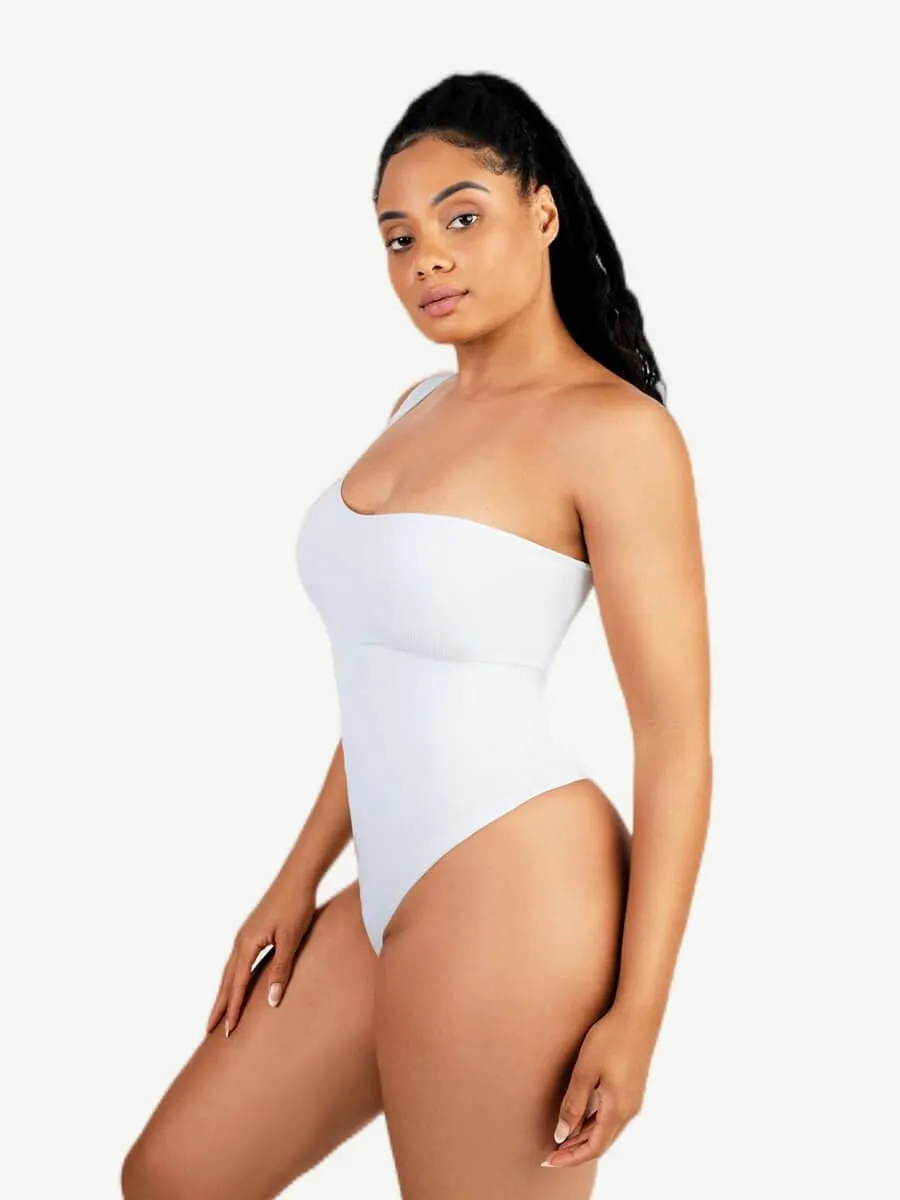 Every-Day Asymmetrical Bodysuit Thong