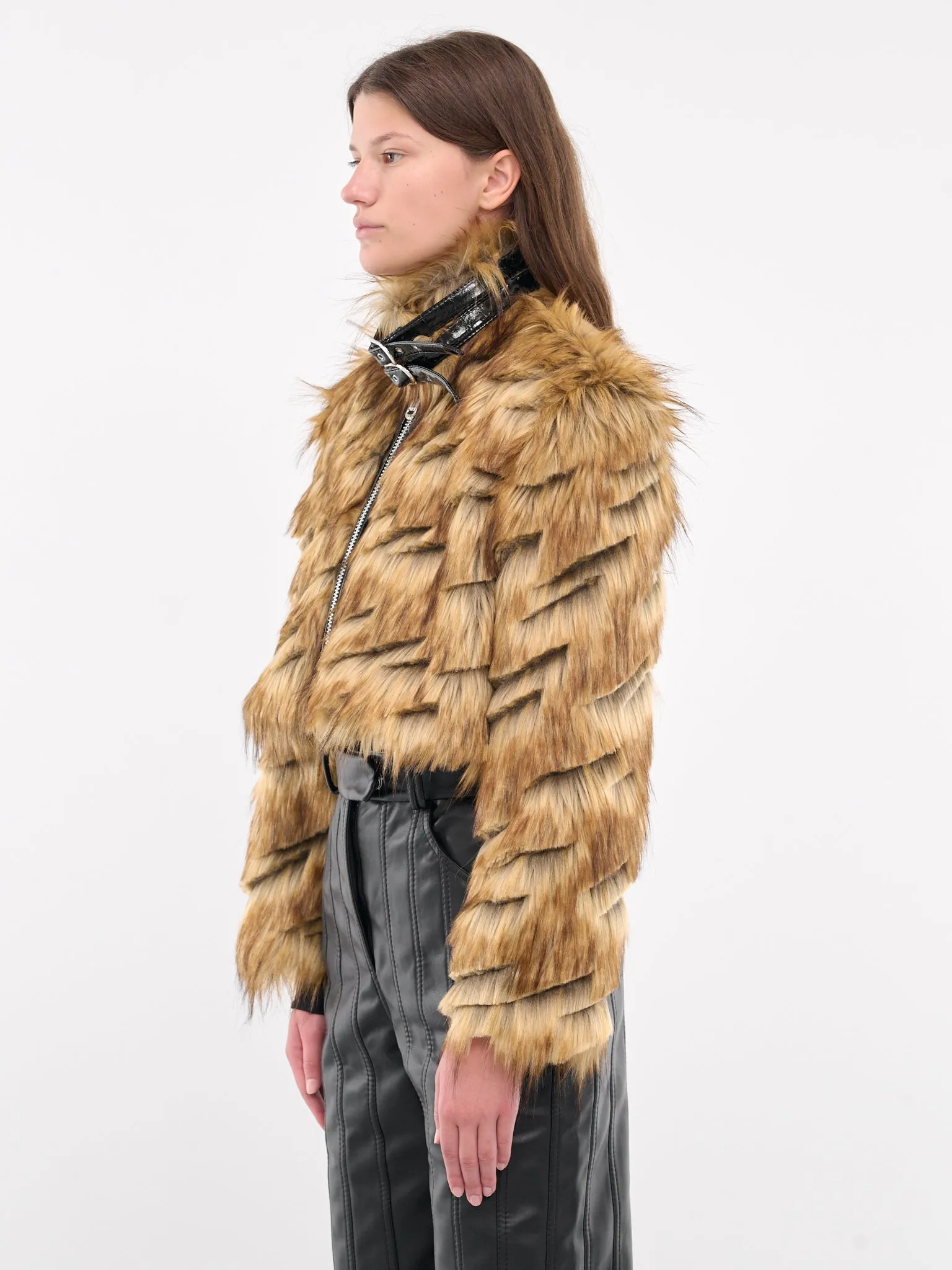 Faux Fur Jacket (JCAPBR02-BROWN)