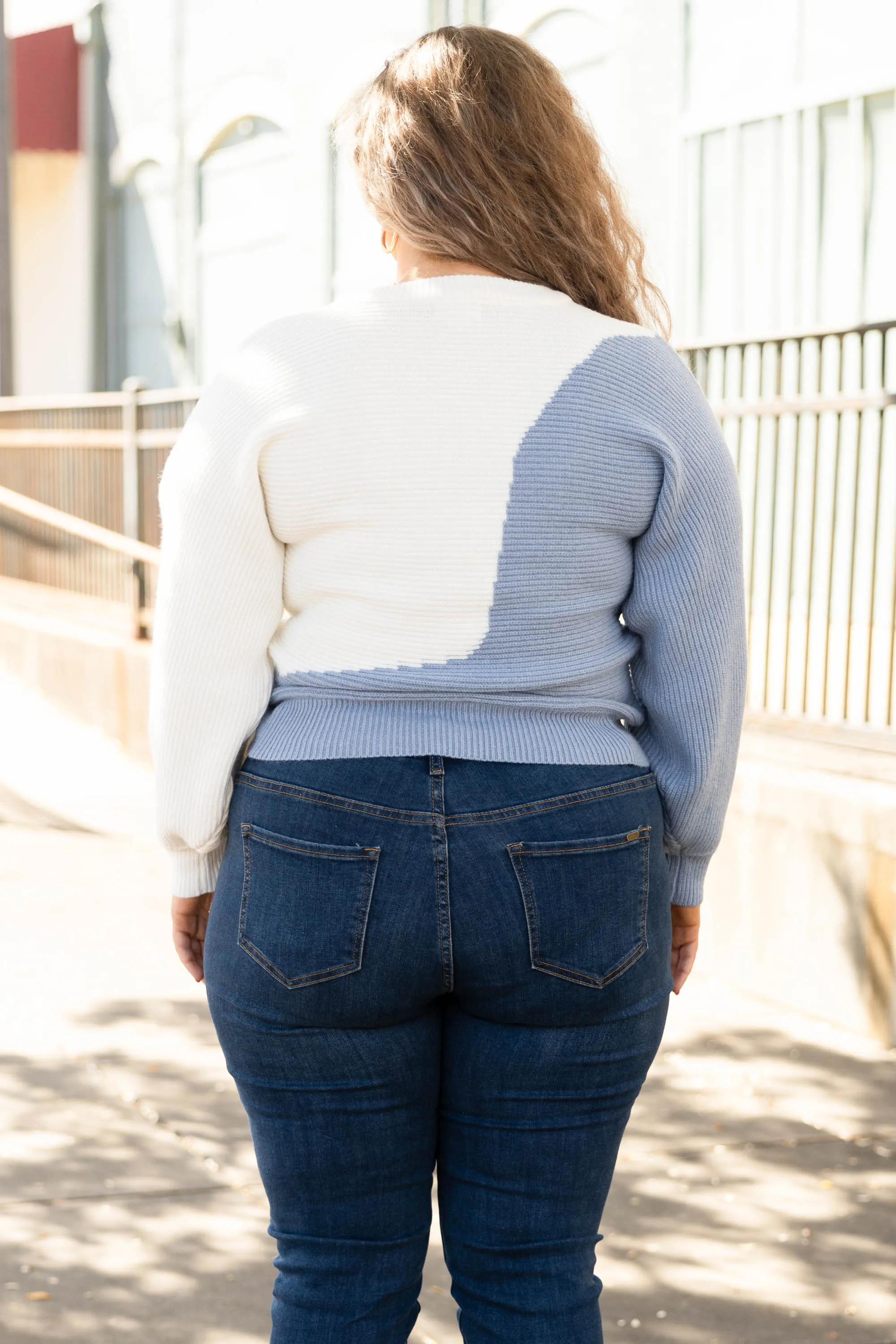 Fearless Beauty Sweater, Blue