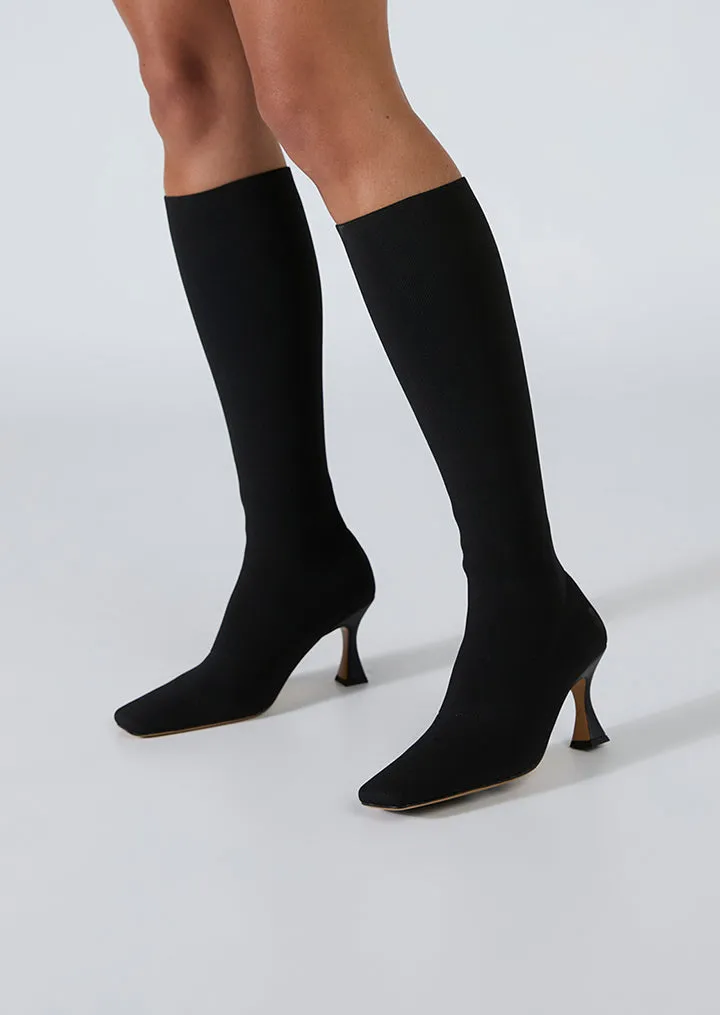 Feline Black Sock Knit