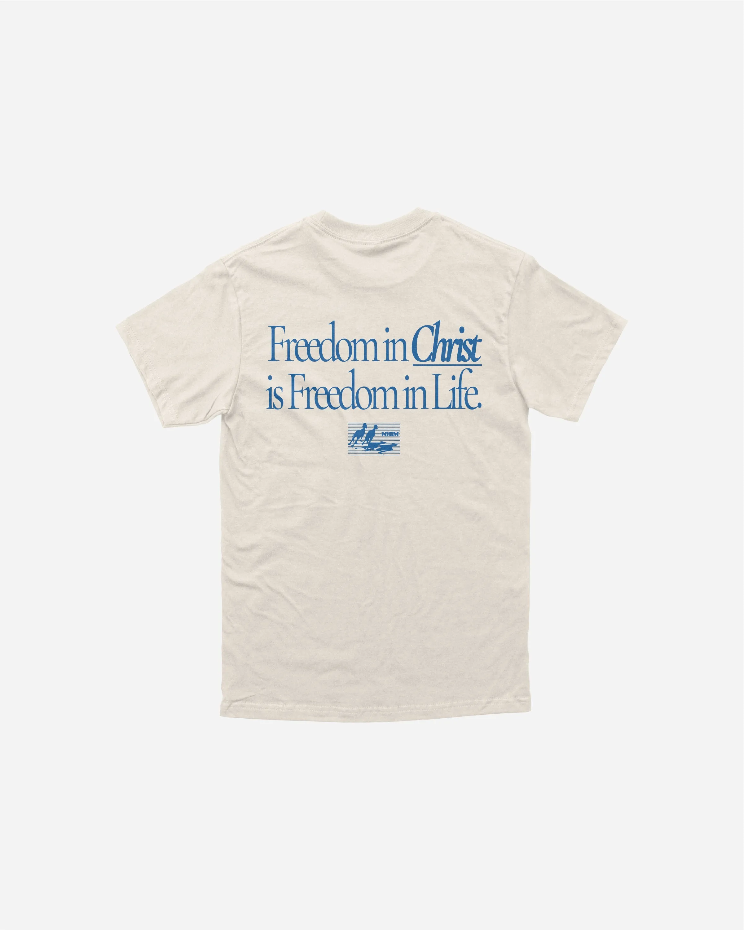 FREEDOM IN CHRIST TEE (CREAM)