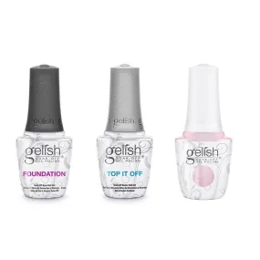 Gelish Combo - Base, Top & Feeling Fleur-ty