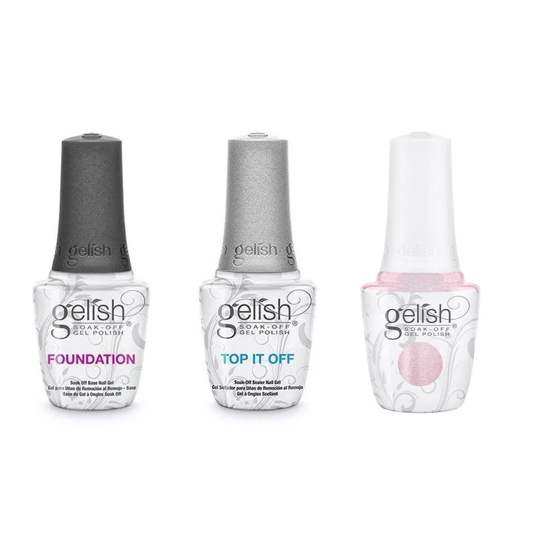 Gelish Combo - Base, Top & Feeling Fleur-ty