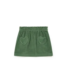 Girl's Corduroy Skirt in Greenpeace