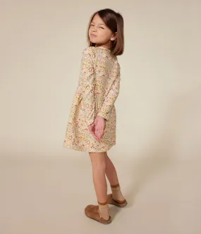 GIRLS' LONG-SLEEVED KNIT DRESS