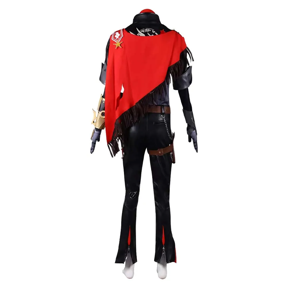 Honkai: Star Rail Boothill Black Outfit Party Carnival Halloween Cosplay Costume