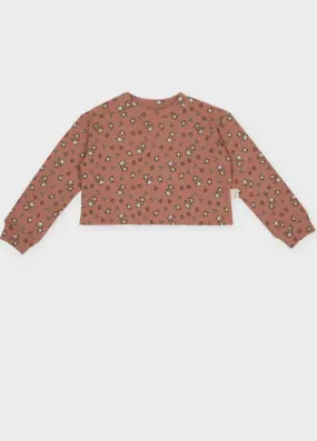 Kapow Kids Ditsy Floral Cropped Sweater