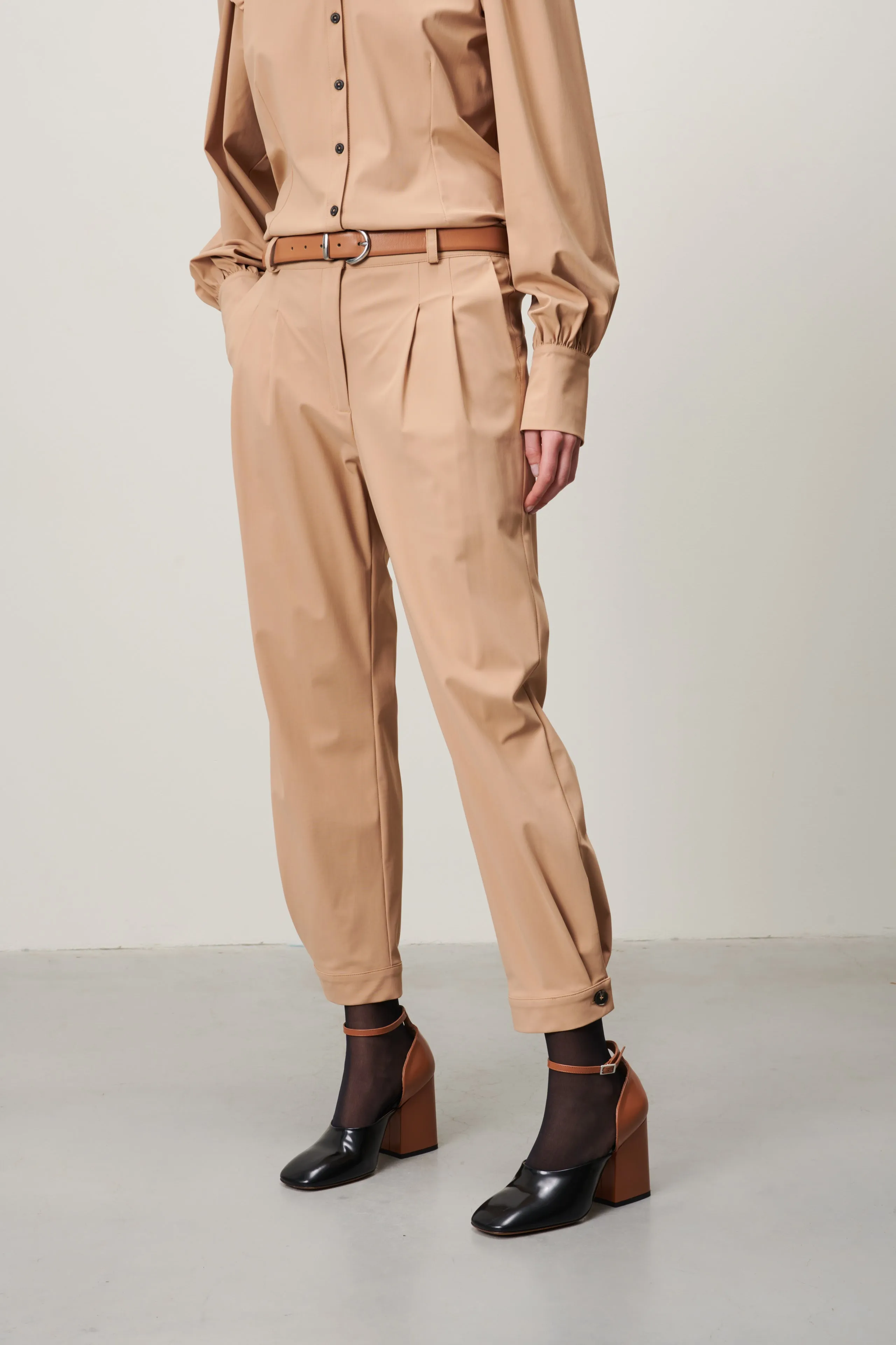 Katrin Pants Technical Jersey | Beige