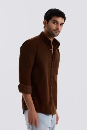 Khaki Corduroy Shirt