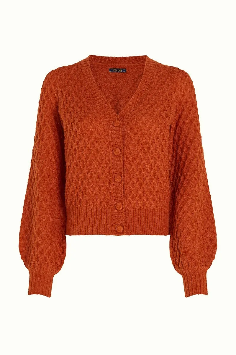 King Louie Cardi V Farfalle Caramel