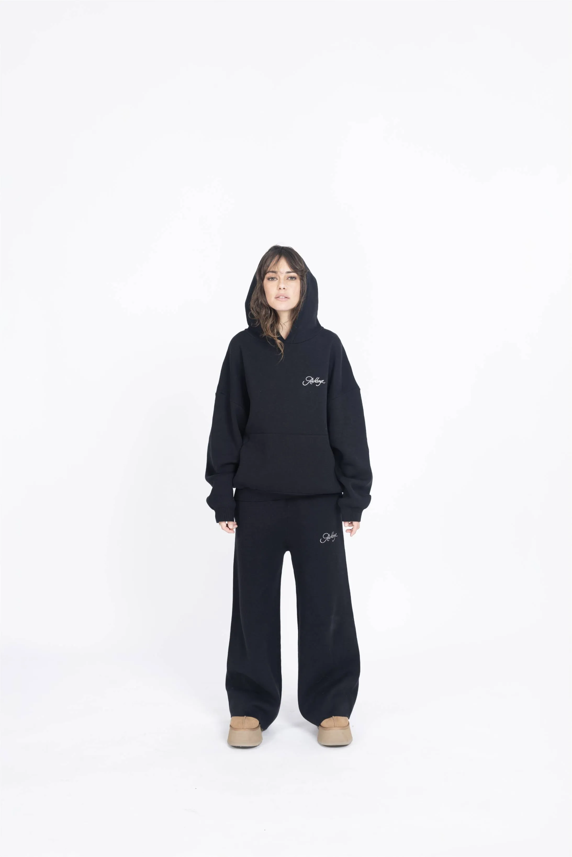 Knitted Pants - Obsidian