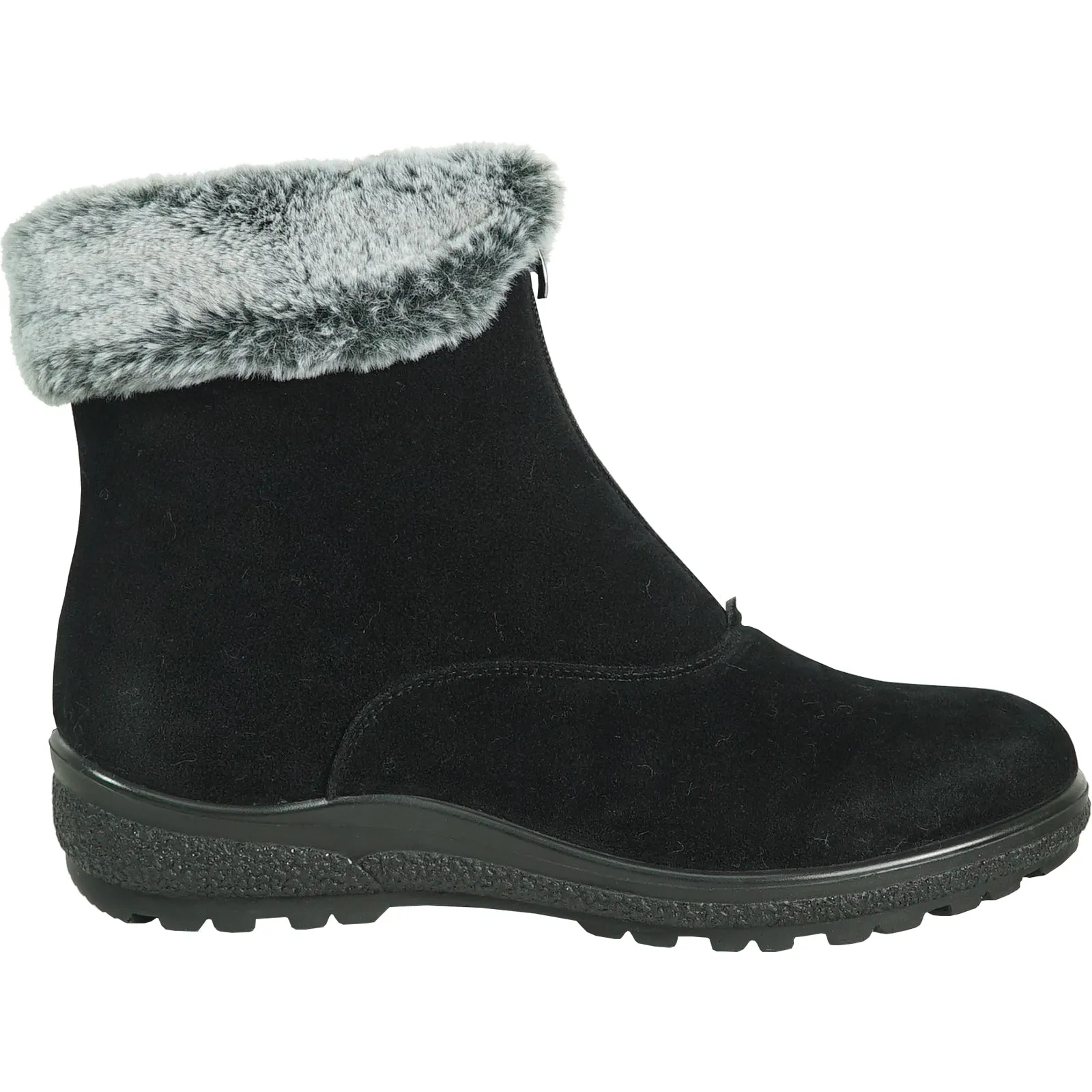 KOZI Canada Women Boot OY2554 Ankle Winter Fur Casual Boot Black