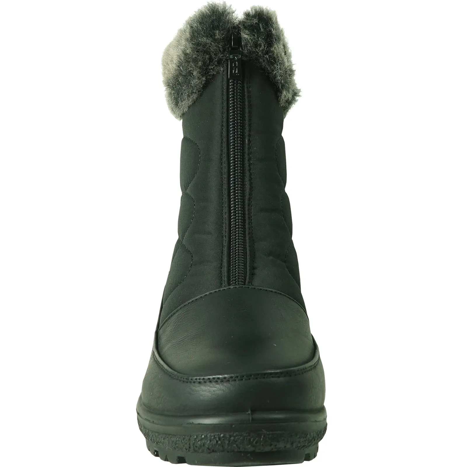 KOZI Canada Women Boot OY2556 Ankle Winter Fur Casual Boot Black