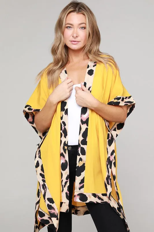 Lani Leopard Kimono