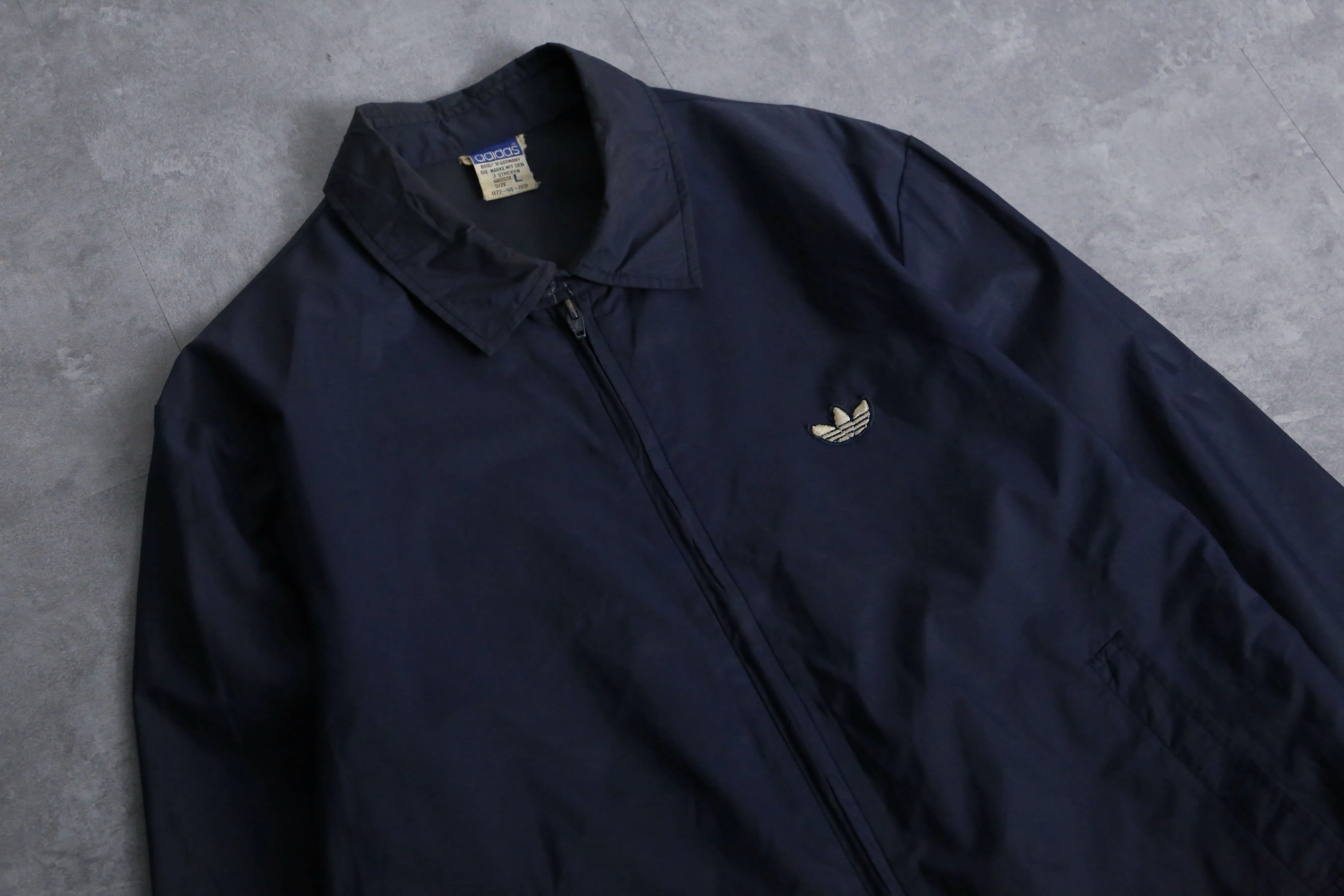 late 1970s adidas nylon sport jacket licensed DESCENTE