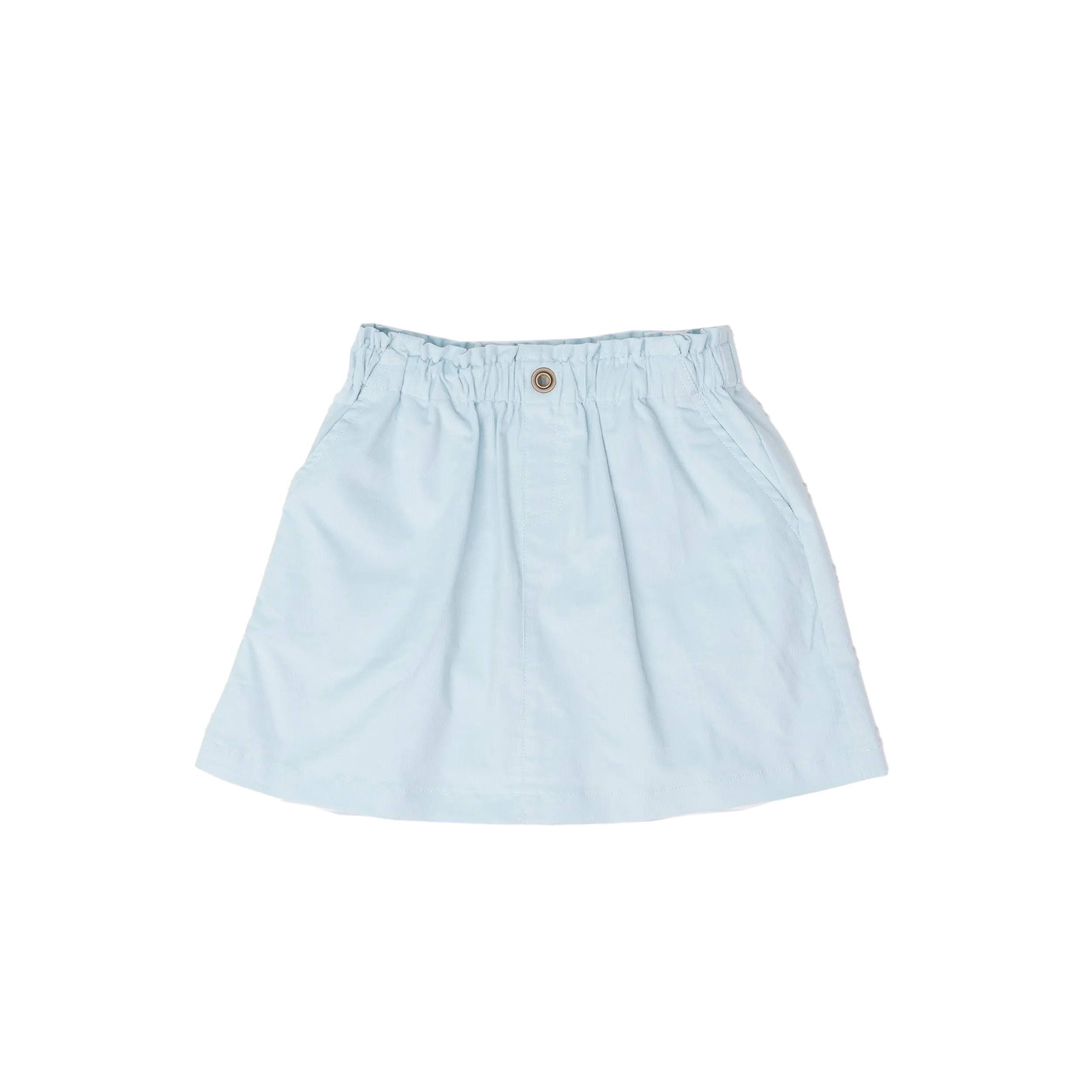 Leigh Light Blue Cord Skirt