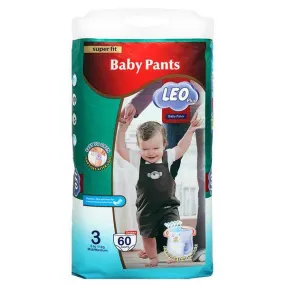 LEO BABY PANTS MEDIUM 60PCS