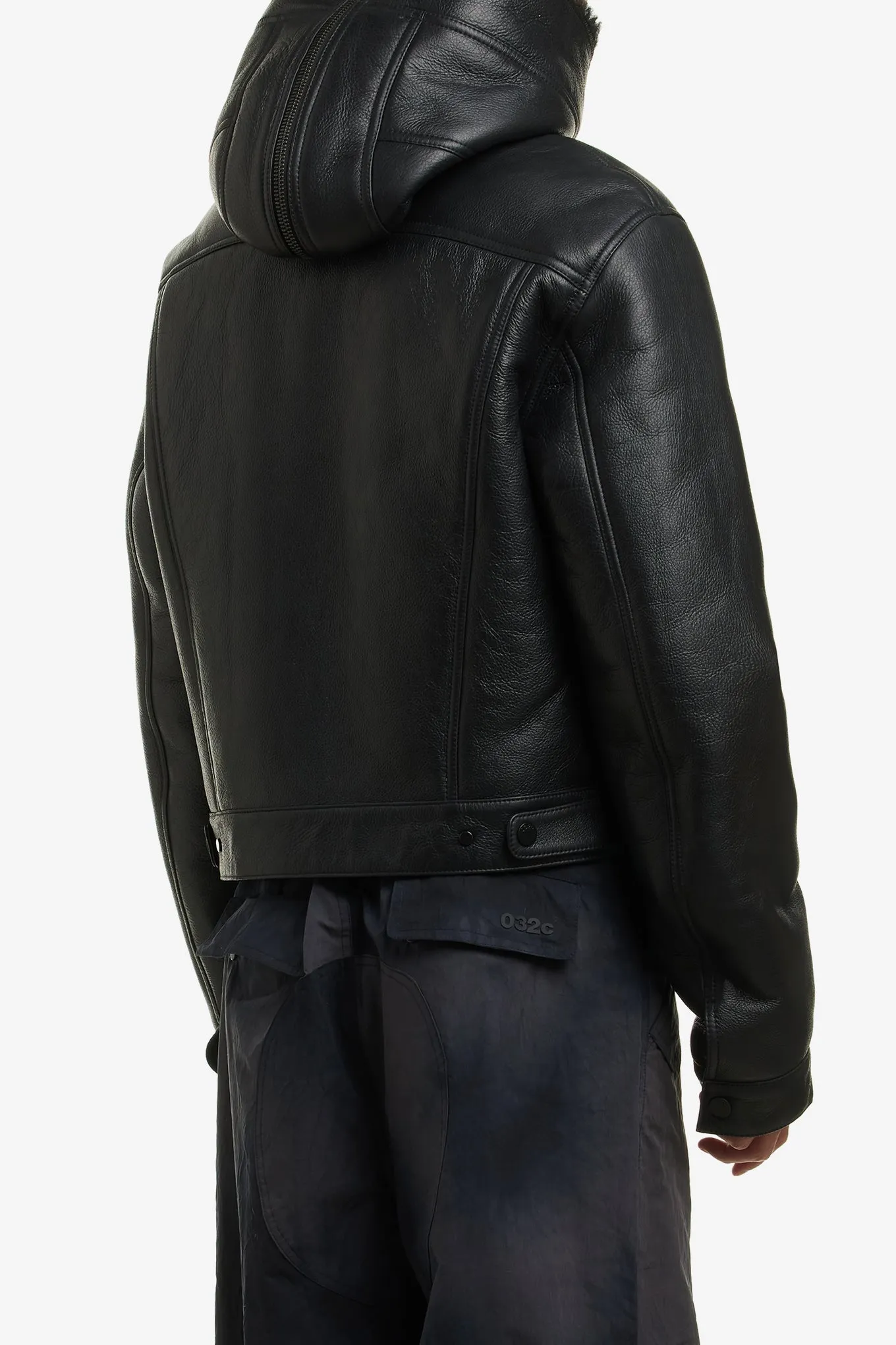 LYKOS SHEARLING HOODED JACKET