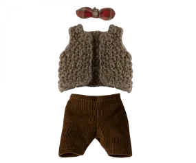 Maileg Vest, pants and butterfly for grandpa mouse