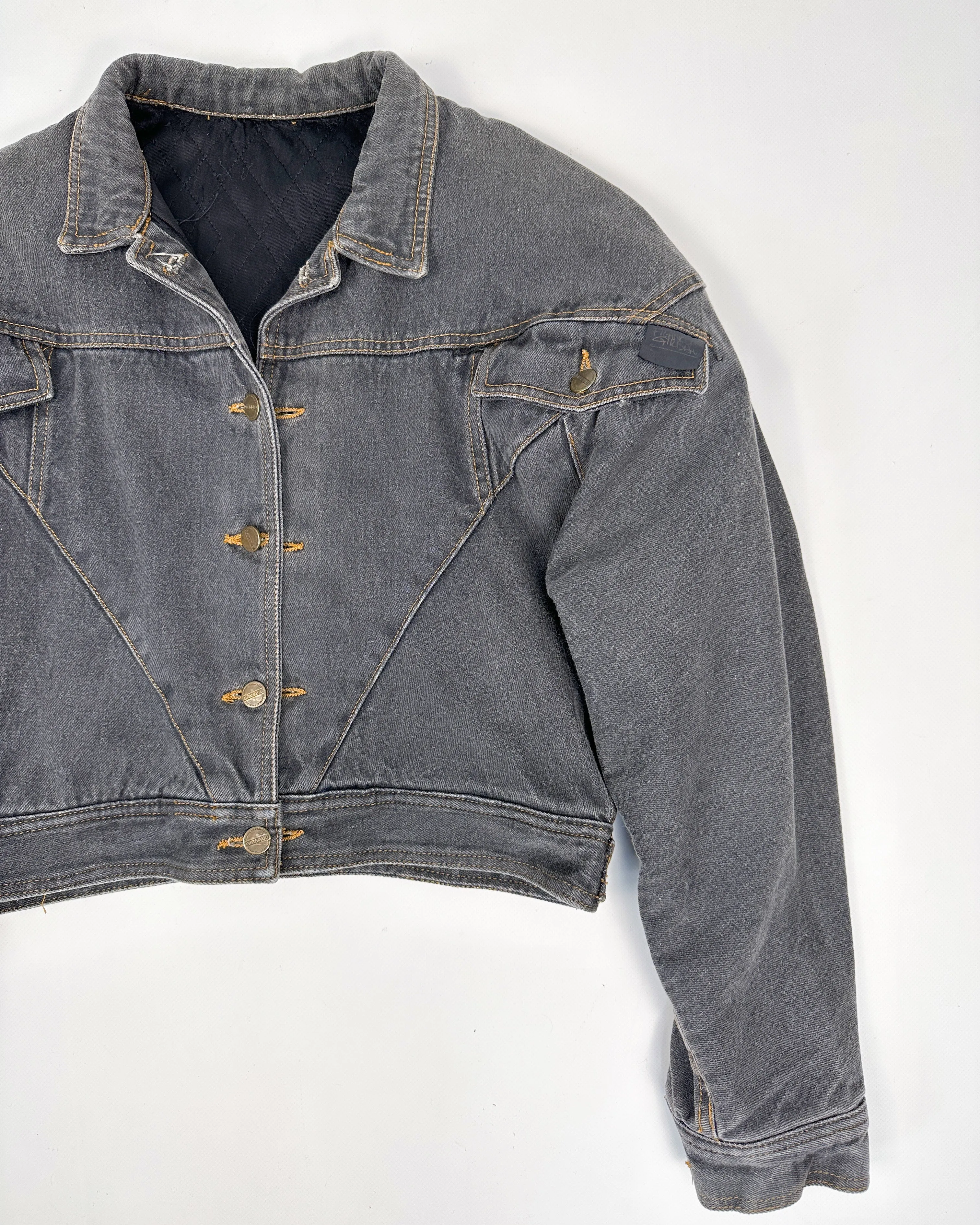 Marithé Francois Girbaud Denim Cropped Jacket 1990's