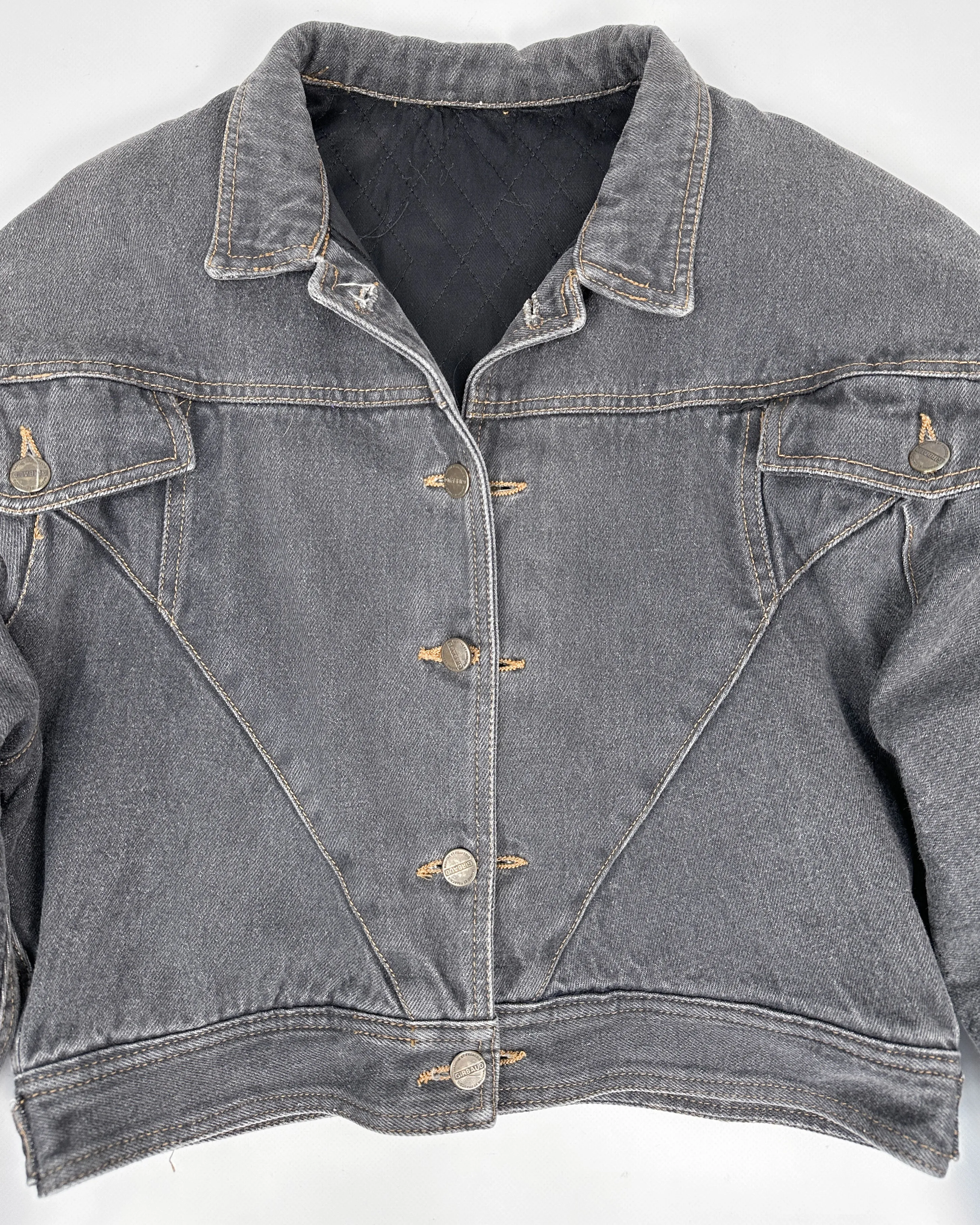 Marithé Francois Girbaud Denim Cropped Jacket 1990's