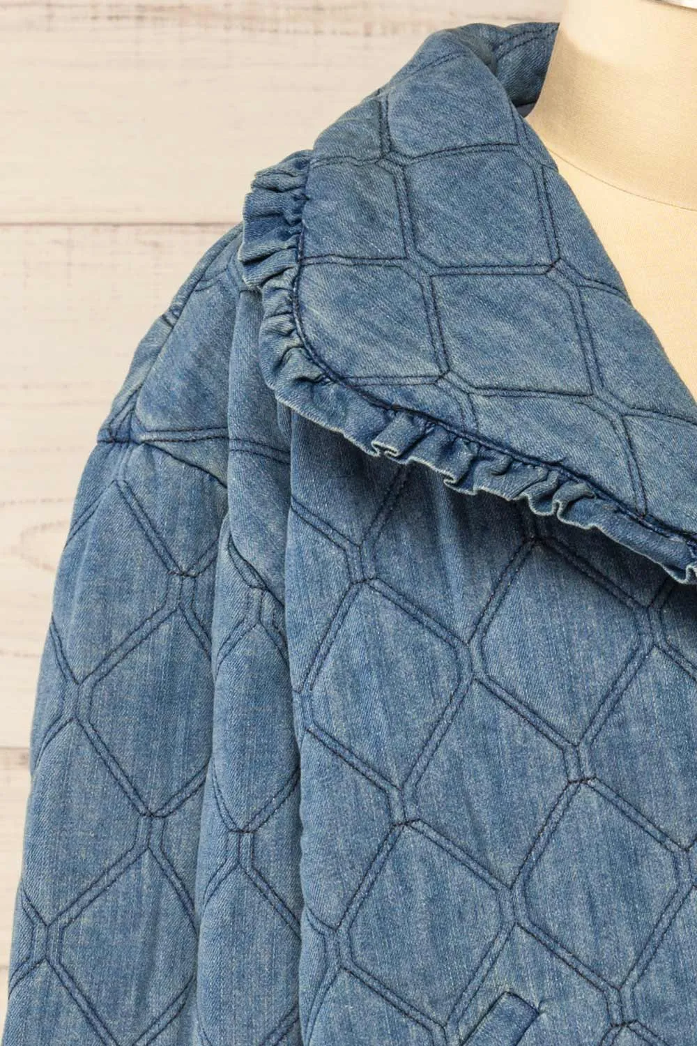 Mcfarland | Button-up Denim Quilted Jacket