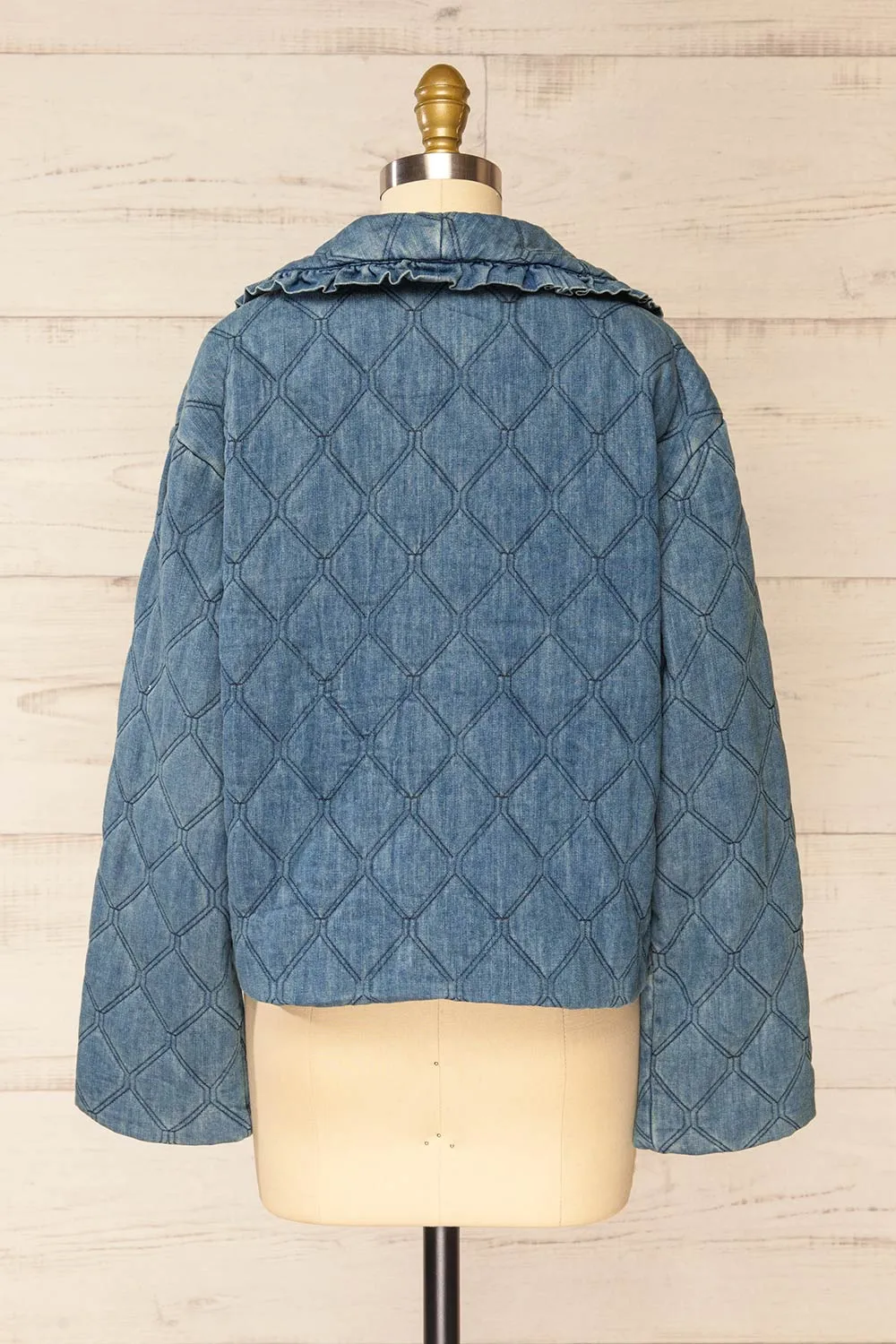 Mcfarland | Button-up Denim Quilted Jacket