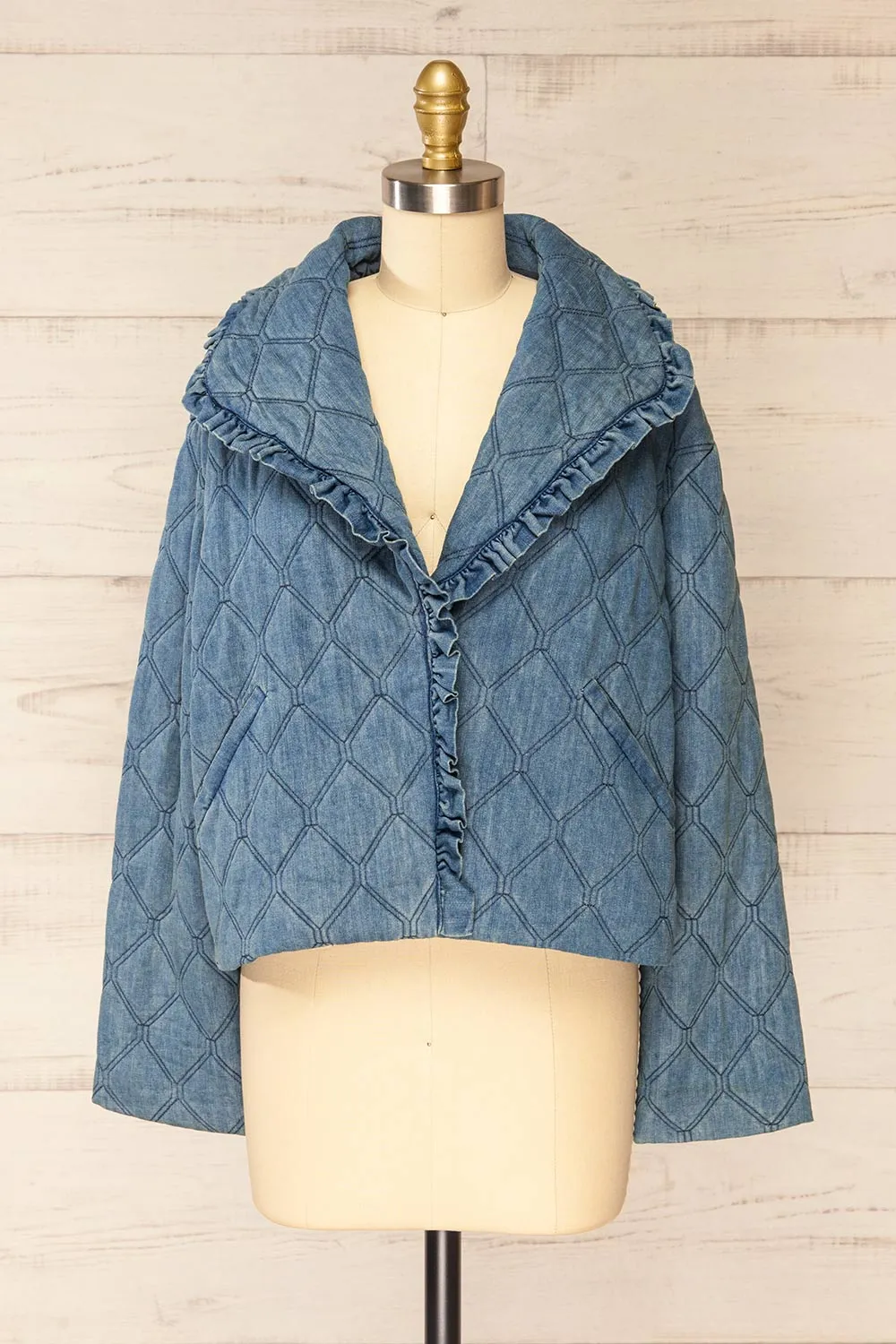 Mcfarland | Button-up Denim Quilted Jacket