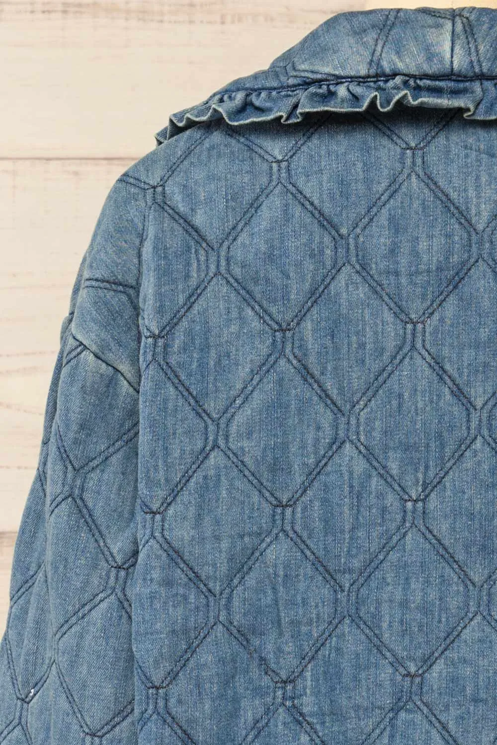 Mcfarland | Button-up Denim Quilted Jacket