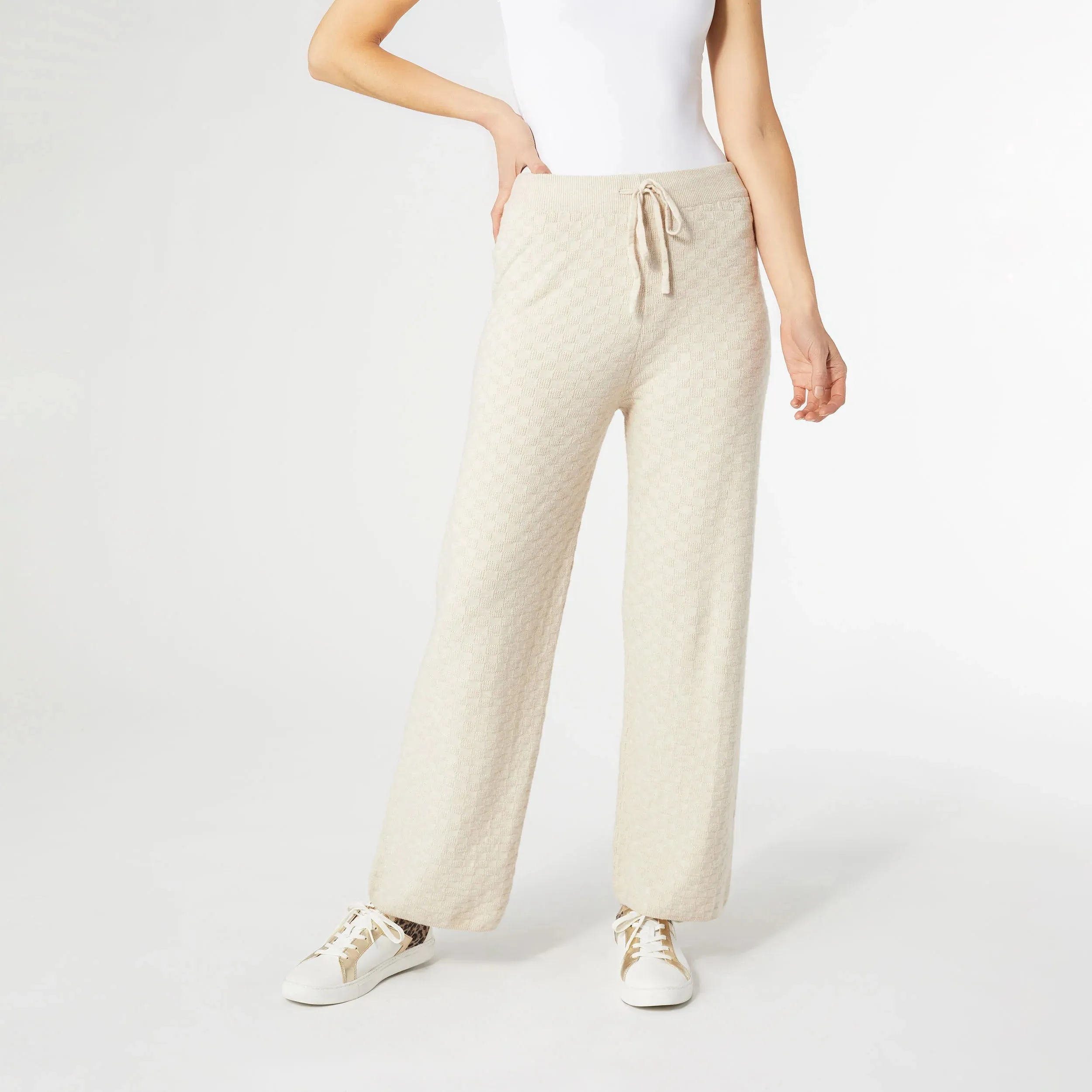 Melanie Sweater Pant - Oatmeal