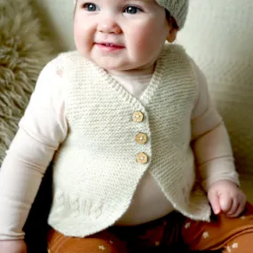 Millar Vest and beanie Knitting Pattern - 4Ply (BC120)