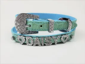 Mint croc collar (L only)