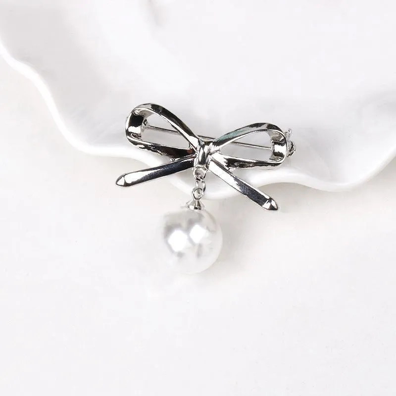 Nail-free Pearl Scarf Ring Waist Buckle