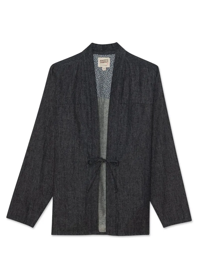 Naked & Famous Denim Kimono Shirt Slub Denim