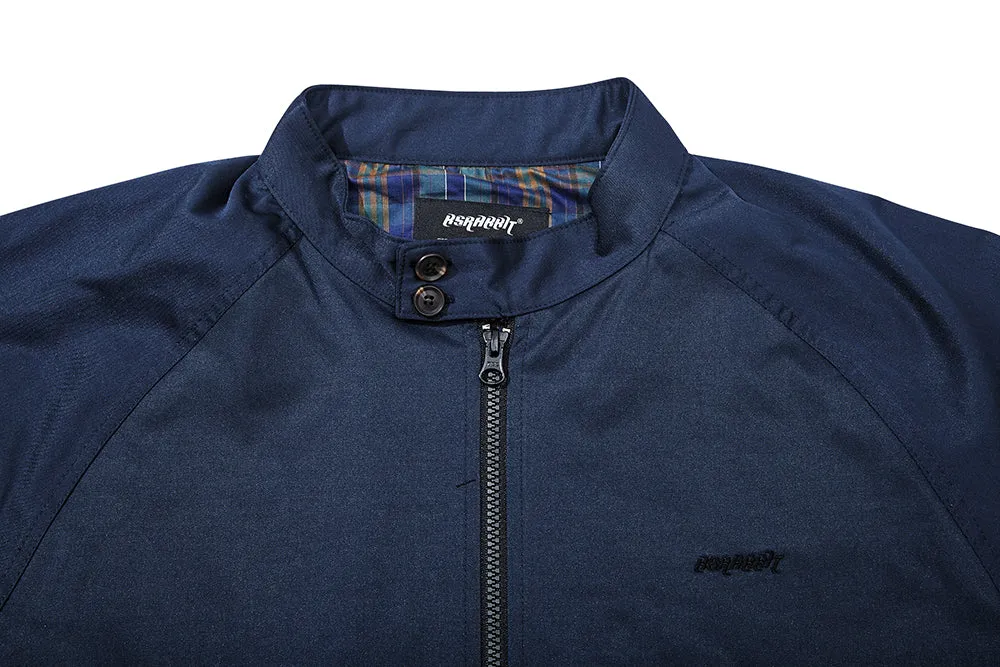 OG LOGO HARRINGTON JACKET NAVY