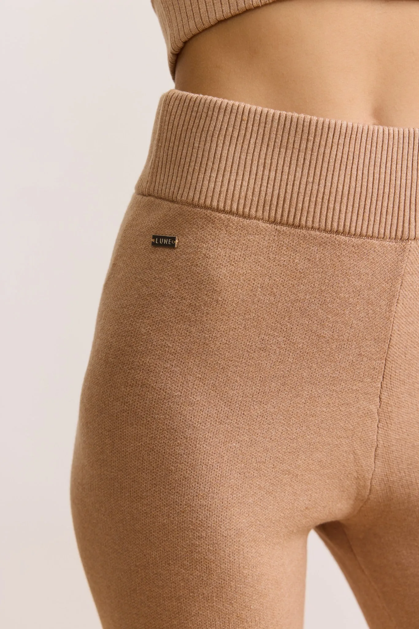 OLLY flared pants - Camel