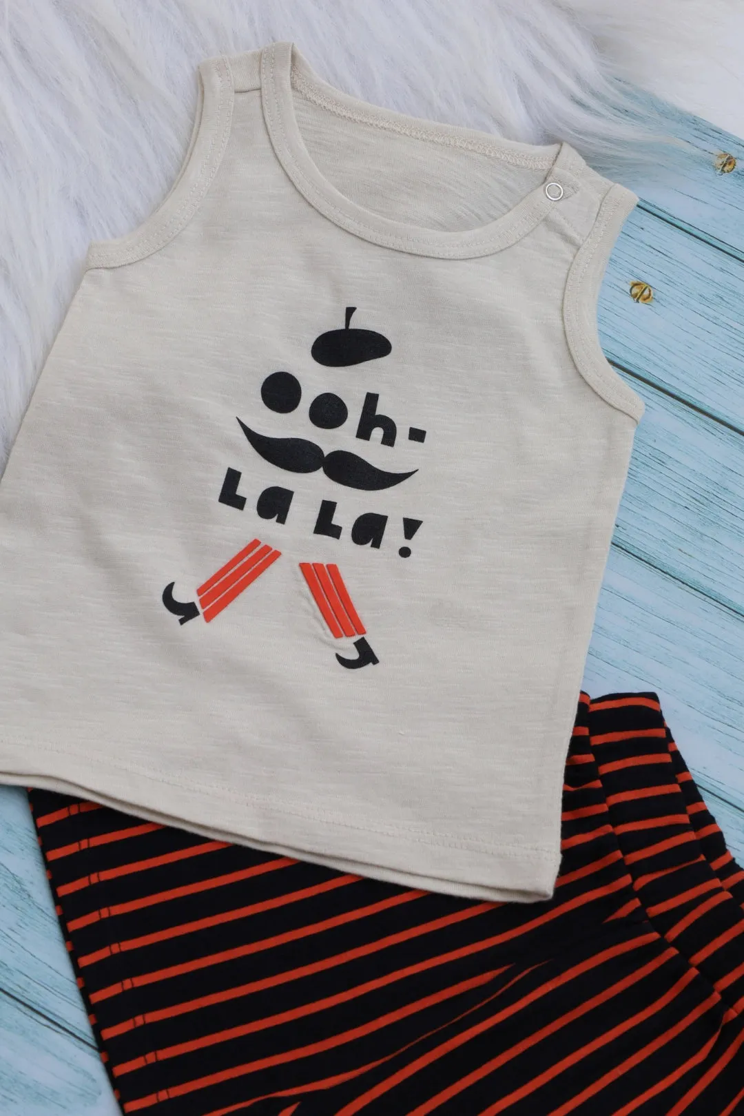 Ooh La La-Boys Vest and Shorts