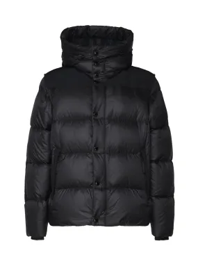 Padded Nylon Jacket with Removable Sleeves