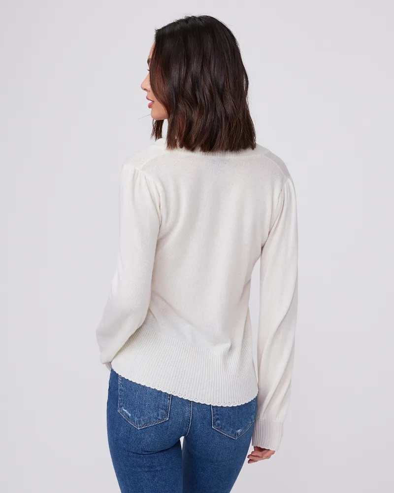 Paige - Valeria Sweater in Ivory