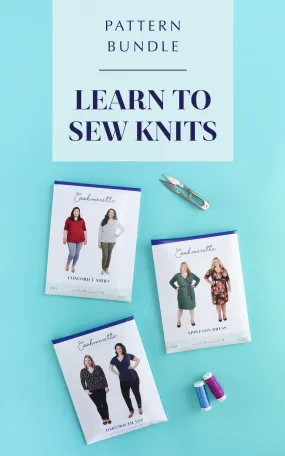 Pattern Bundle: Learn to Sew Knits