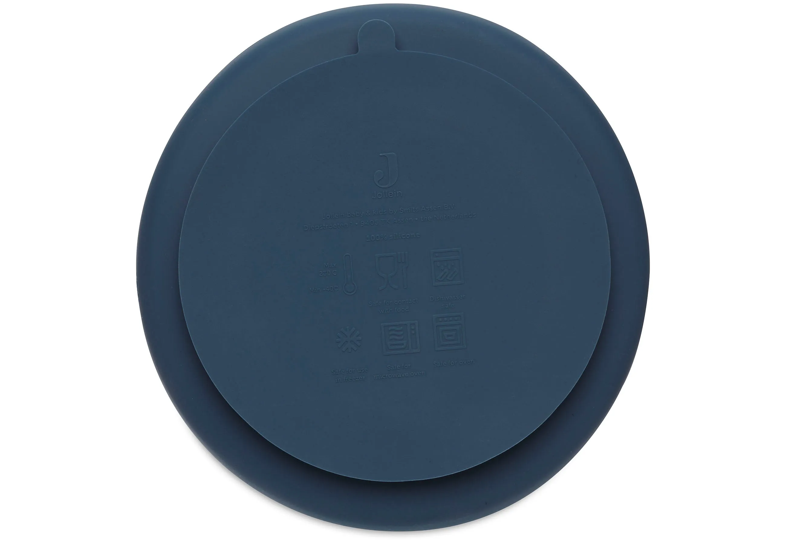 Plate Silicone - Jeans Blue