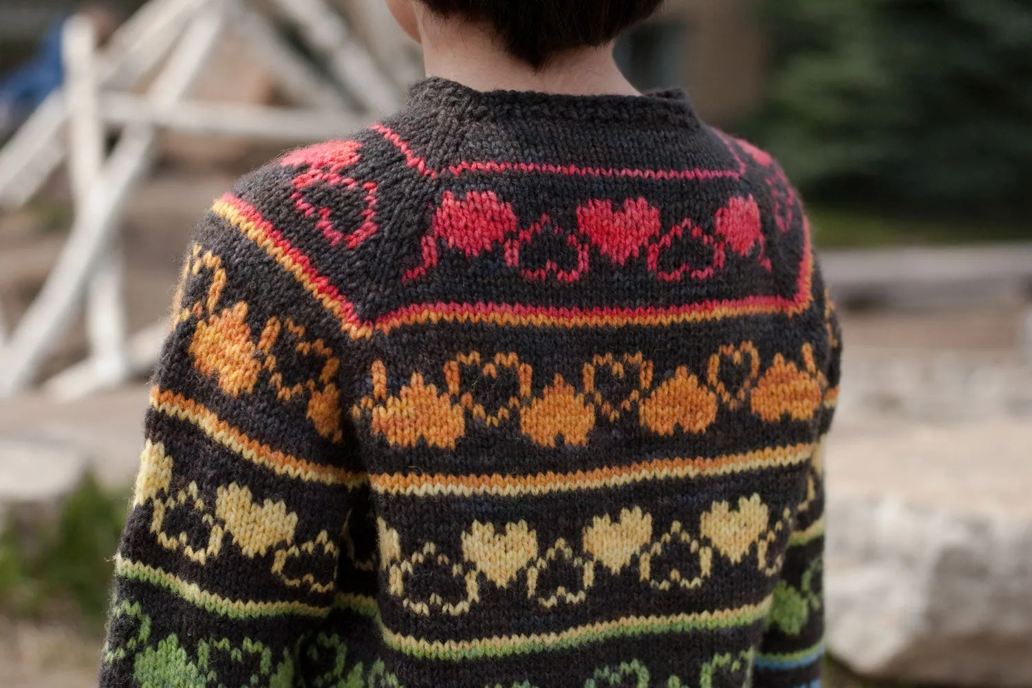 Rainbow Heart Sweater