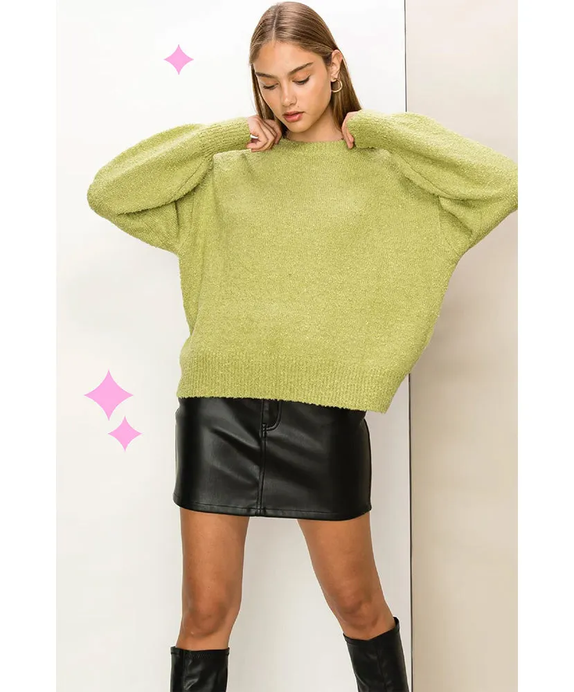 Rare Romance Oversize Long Sleeve Sweater