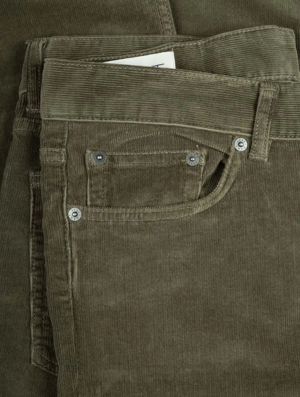 Regular Cord Jeans Juniper Green