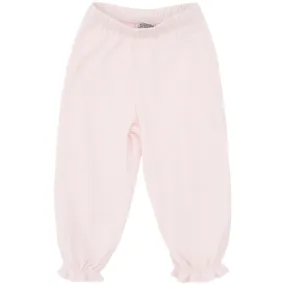 Ruffle Bloomer Pants- Light Pink Stripe